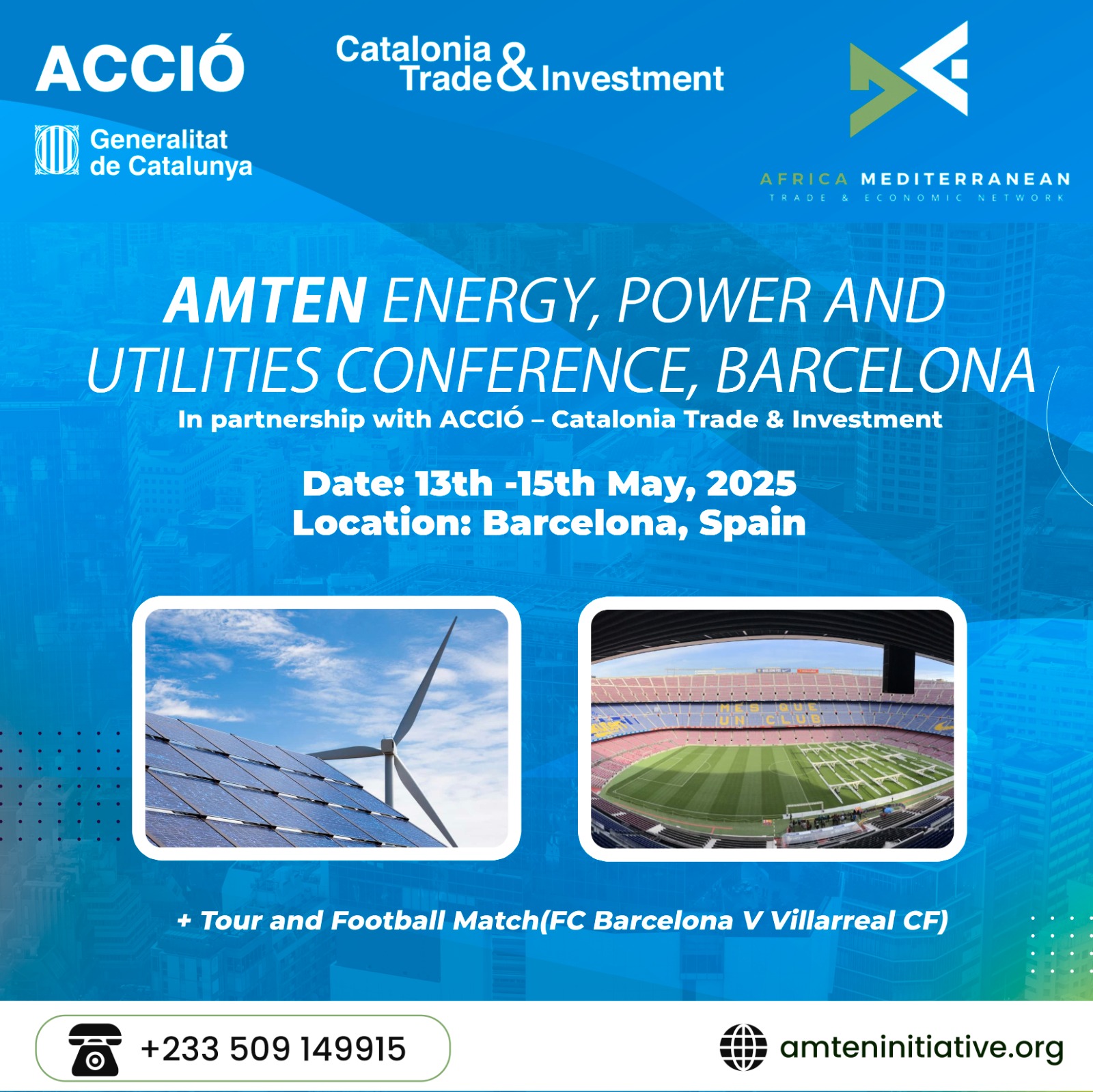 AMTEN ENERGY,POWER AND UTILITIES TRADE MISSION FOR ENERGY INNOVATION
